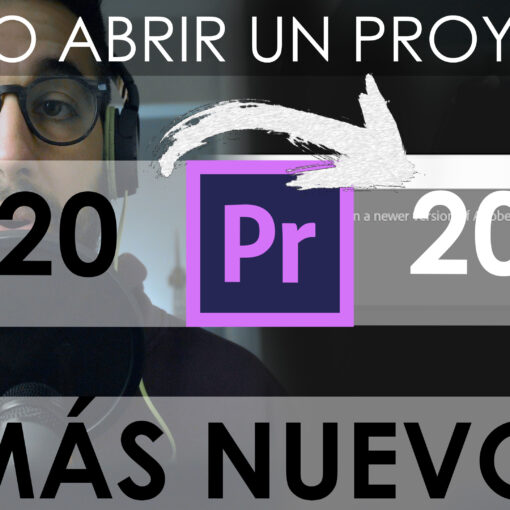 como abrir un proyecto de premiere pro en una version anterior