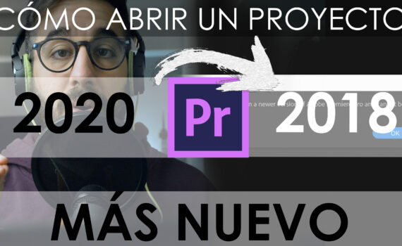 como abrir un proyecto de premiere pro en una version anterior