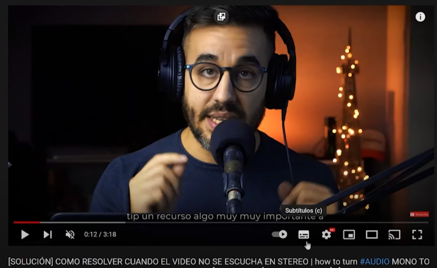 como forzar subtitulos en youtube en 2022 agustin elena caduk